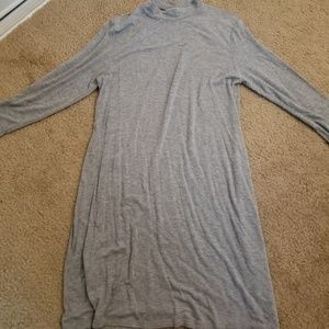 Gray tunic dress